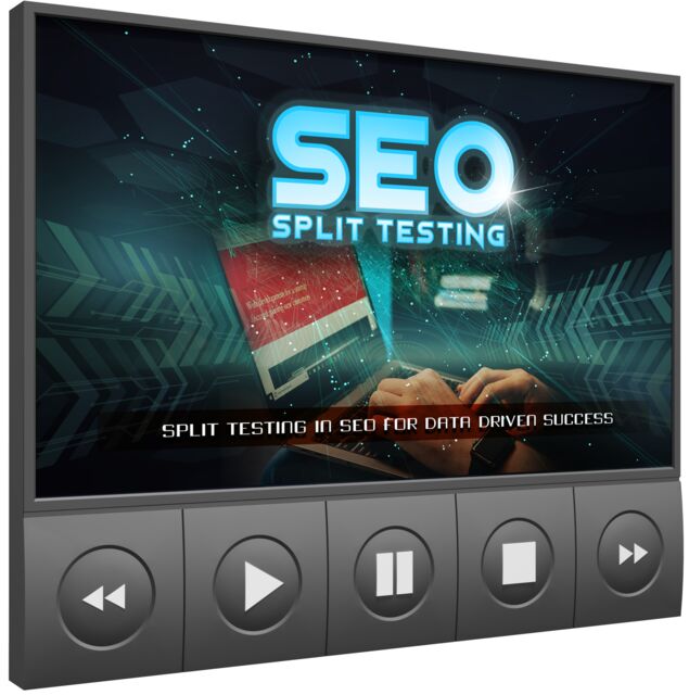 eCover representing SEO Split Testing Video Upgrade eBooks & Reports/Videos, Tutorials & Courses with Master Resell Rights