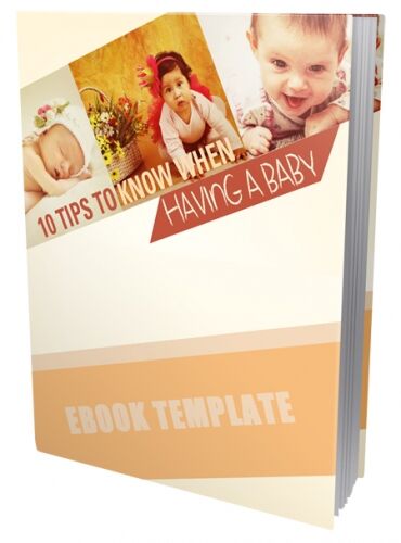 eCover representing Children Ebook Template  with Private Label Rights