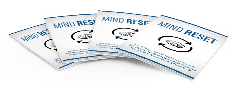 eCover representing Mind Reset eBooks & Reports with Master Resell Rights