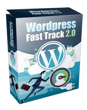 eCover representing WordPress Fast Track 2.0 eBooks & Reports/Videos, Tutorials & Courses with Master Resell Rights