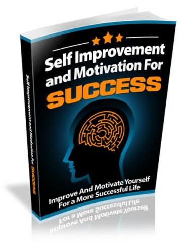 eCover representing Self Improvement and Motivation for Success eBooks & Reports with Master Resell Rights