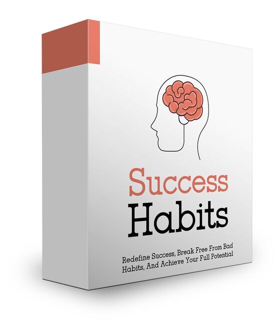 eCover representing Success Habits eBooks & Reports with Master Resell Rights