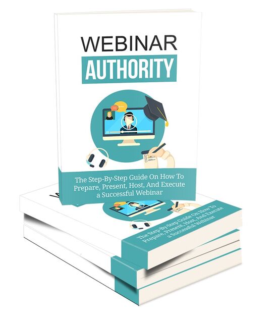 eCover representing Webinar Authority eBooks & Reports with Master Resell Rights