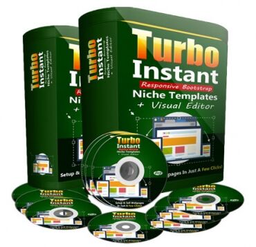eCover representing Turbo Instant Niche Templates Videos, Tutorials & Courses with Personal Use Rights