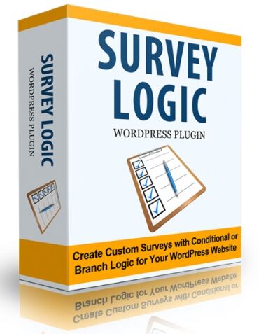 eCover representing Survey Logic WP Plugin  with Personal Use Rights