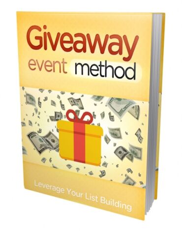 eCover representing Giveaway Event Method eBooks & Reports with Personal Use Rights