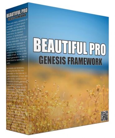 eCover representing Beautiful Pro Genesis FrameWork Templates & Themes with Personal Use Rights