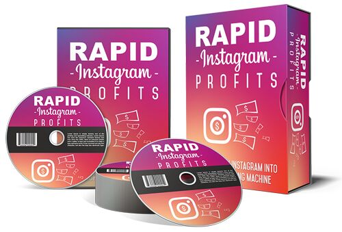 eCover representing Rapid Instagram Profits eBooks & Reports with Master Resell Rights