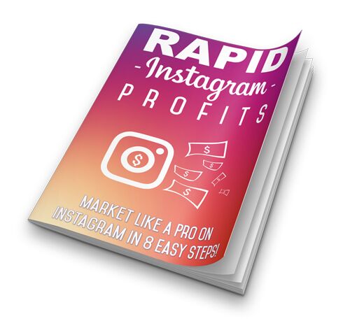 eCover representing Rapid Instagram Profits eBooks & Reports with Master Resell Rights