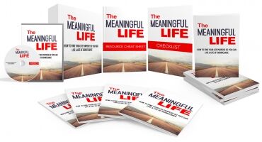 eCover representing The Meaningful Life Video Upgrade eBooks & Reports/Videos, Tutorials & Courses with Master Resell Rights