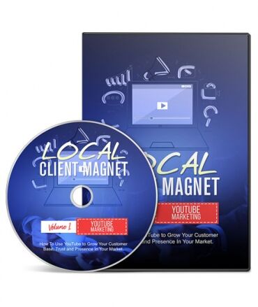 eCover representing Local Client Magnet V1 YouTube Marketing Videos, Tutorials & Courses with Master Resell Rights