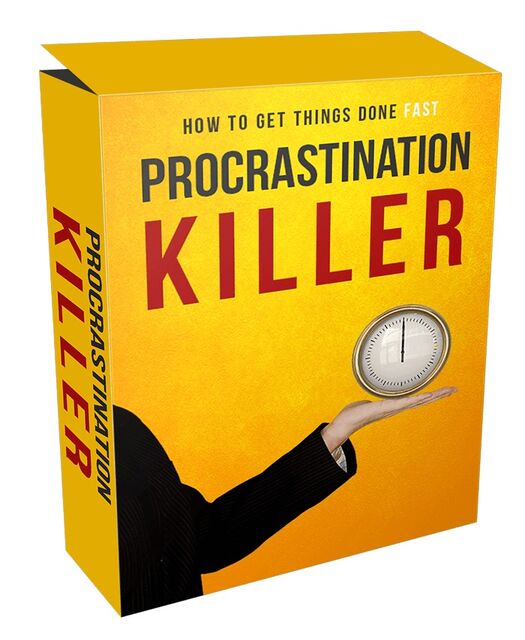 eCover representing Procrastination Killer eBooks & Reports with Master Resell Rights