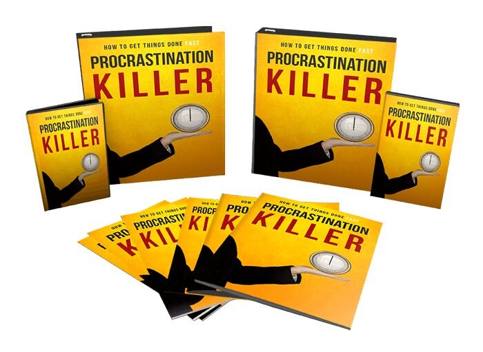 eCover representing Procrastination Killer eBooks & Reports with Master Resell Rights
