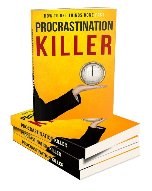 eCover representing Procrastination Killer eBooks & Reports with Master Resell Rights