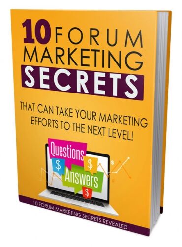 eCover representing Forum Marketing Mastery 101 eBooks & Reports with Master Resell Rights