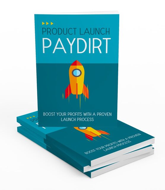 eCover representing Product Launch Paydirt Gold Upgrade eBooks & Reports with Master Resell Rights