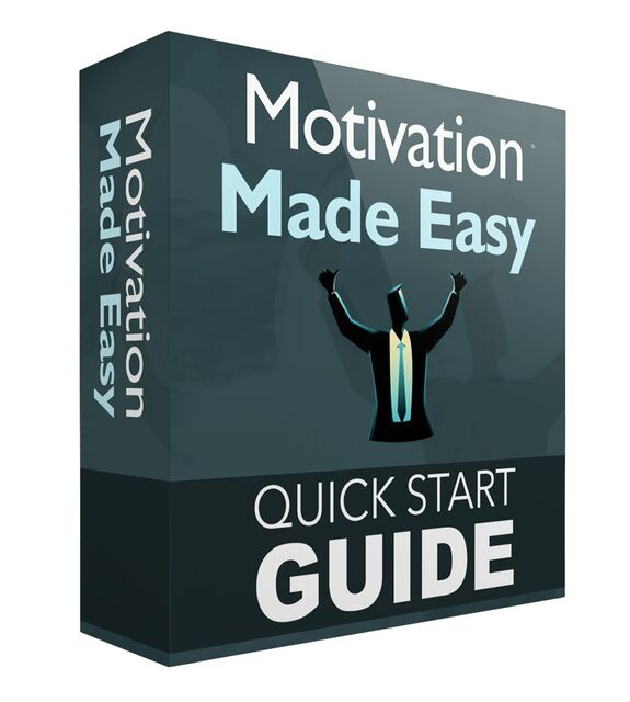 eCover representing Motivation Made Easy eBooks & Reports with Master Resell Rights