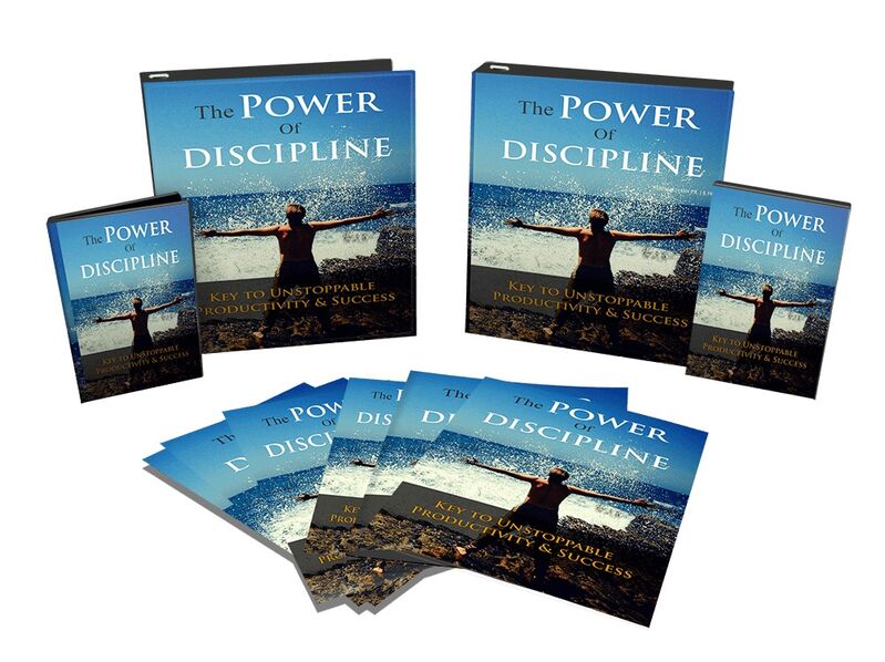 eCover representing The Power Of Discipline eBooks & Reports with Master Resell Rights