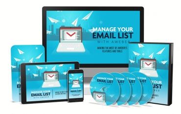 eCover representing Manage Your Email List With Aweber ADVANCED Videos, Tutorials & Courses with Master Resell Rights