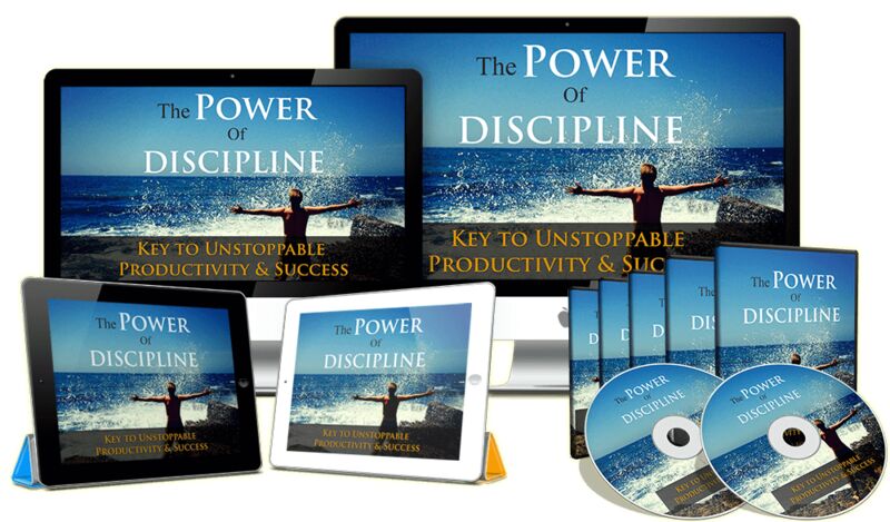 eCover representing The Power Of Discipline Video Upgrade Videos, Tutorials & Courses with Master Resell Rights