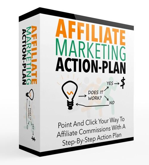 eCover representing Affiliate Marketing Action Plan Gold Upgrade eBooks & Reports with Master Resell Rights