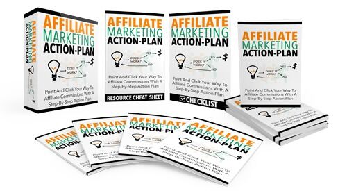 eCover representing Affiliate Marketing Action Plan Gold Upgrade eBooks & Reports with Master Resell Rights