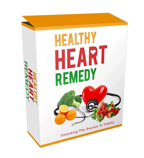 eCover representing Healthy Heart Remedy eBooks & Reports with Master Resell Rights