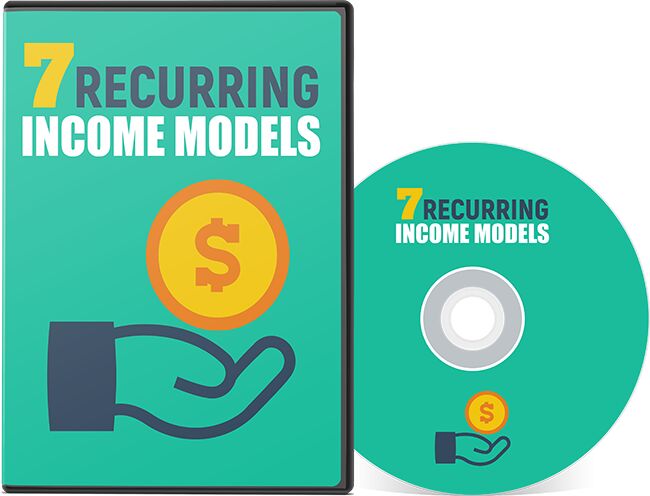 eCover representing 7 Recurring Income Models Videos, Tutorials & Courses with Master Resell Rights