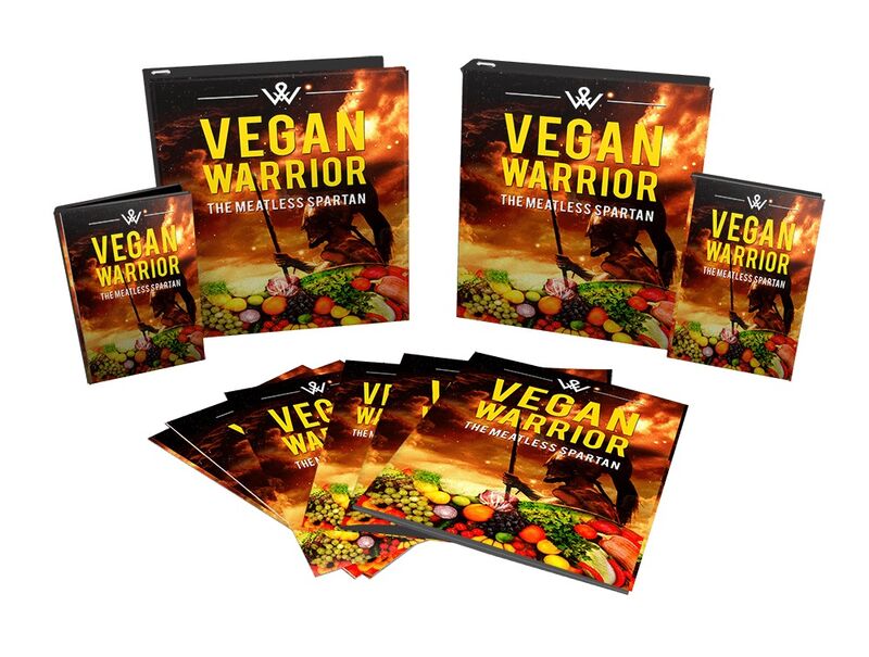 eCover representing Vegan Warrior eBooks & Reports with Master Resell Rights