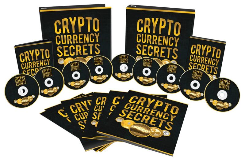 eCover representing Cryptocurrency Secrets Video Upgrade Videos, Tutorials & Courses with Master Resell Rights