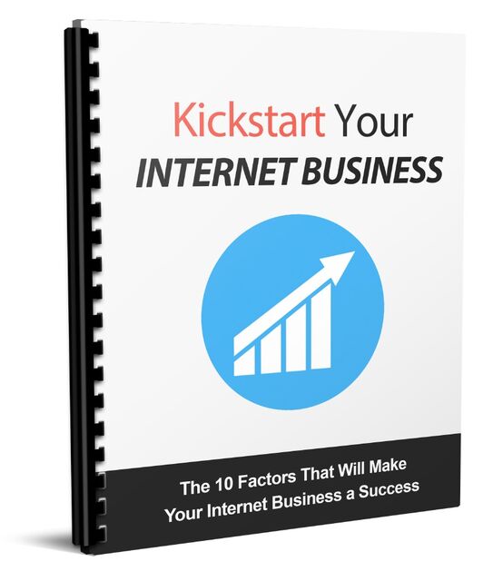 eCover representing Kickstart Your Internet Business eBooks & Reports with Master Resell Rights