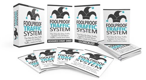 eCover representing Foolproof Traffic System Gold eBooks & Reports with Master Resell Rights