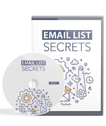 eCover representing Email List Secrets Video Tutorial eBooks & Reports/Videos, Tutorials & Courses with Master Resell Rights