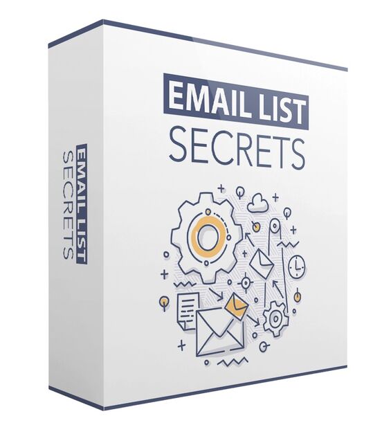 eCover representing Email List Secrets Step-by-Step Guide eBooks & Reports with Master Resell Rights