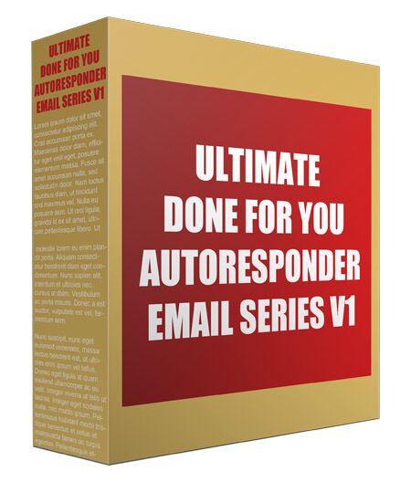 eCover representing Ultimate Done For You Autoresponder Email Series V1 eBooks & Reports with Master Resell Rights