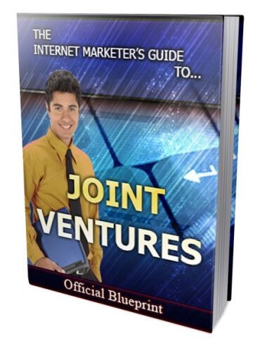 eCover representing Internet Marketers Joint Ventures Guide eBooks & Reports with Private Label Rights