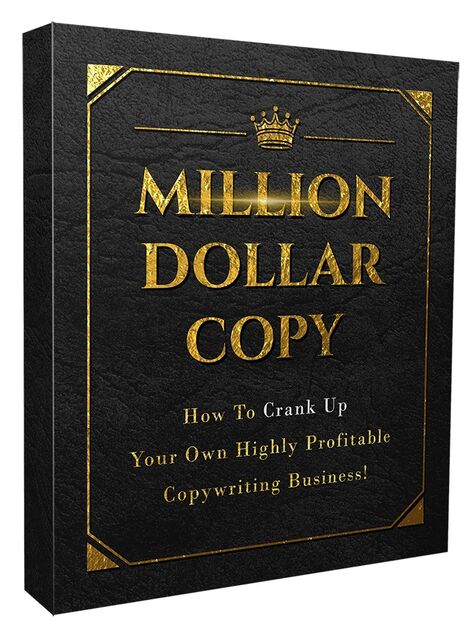 eCover representing Million Dollar Copy eBooks & Reports/Videos, Tutorials & Courses with Master Resell Rights