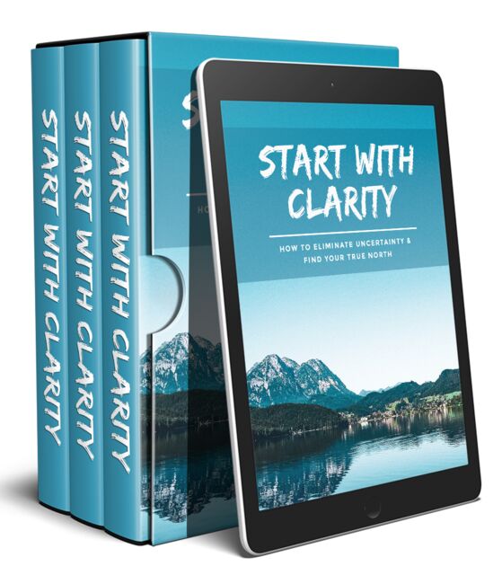 eCover representing Start With Clarity Video Upgrade Videos, Tutorials & Courses with Master Resell Rights