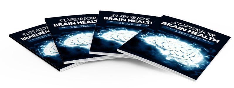 eCover representing Superior Brain Health eBooks & Reports with Master Resell Rights