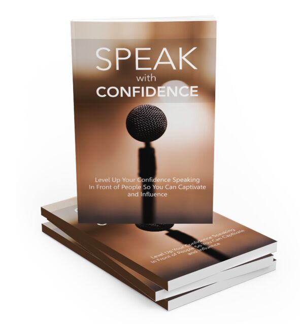 eCover representing Speak With Confidence eBooks & Reports with Master Resell Rights