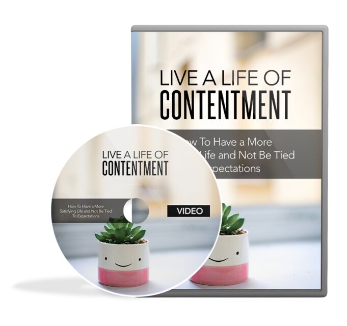 eCover representing Life Of Contentment Video Course  with Master Resell Rights