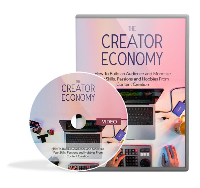 eCover representing The Creator Economy Video Upgrade eBooks & Reports with Master Resell Rights