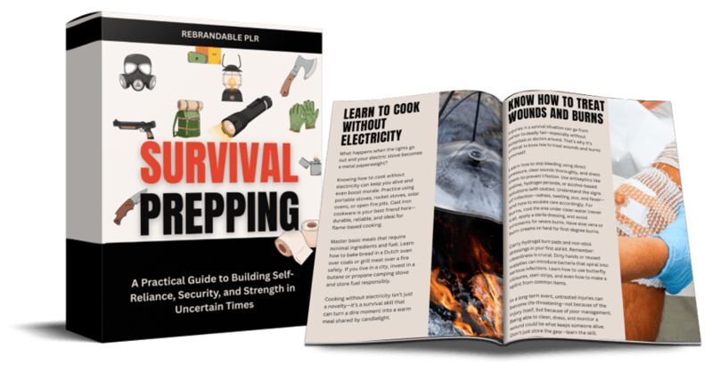 eCover representing Survival Prepping Tips  with 