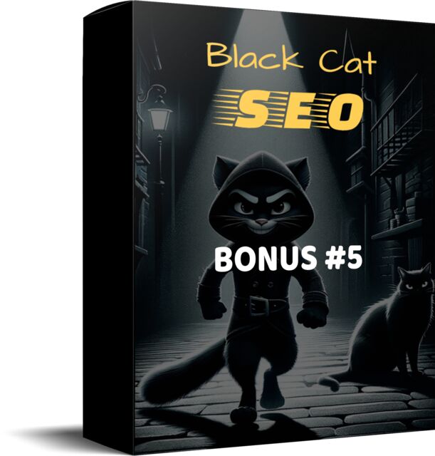 eCover representing Black Cat SEO Videos, Tutorials & Courses with Master Resell Rights