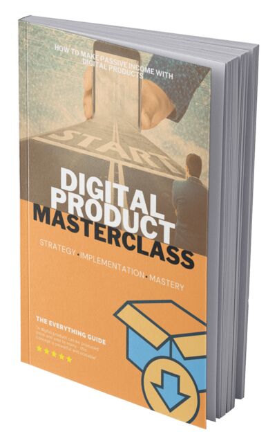 eCover representing Digital product masterclass  with 