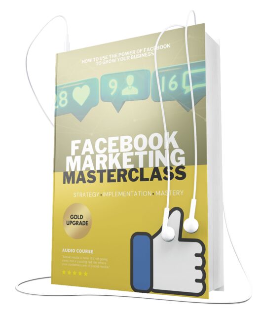 eCover representing Facebook Marketing Masterclass GOLD  with 