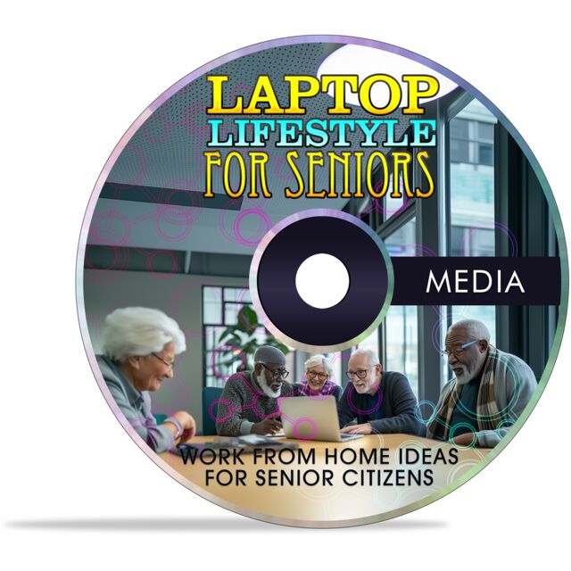 eCover representing Laptop Lifestyle For Seniors Video Upgrade Videos, Tutorials & Courses with Master Resell Rights