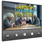 eCover representing Laptop Lifestyle For Seniors Video Upgrade Videos, Tutorials & Courses with Master Resell Rights