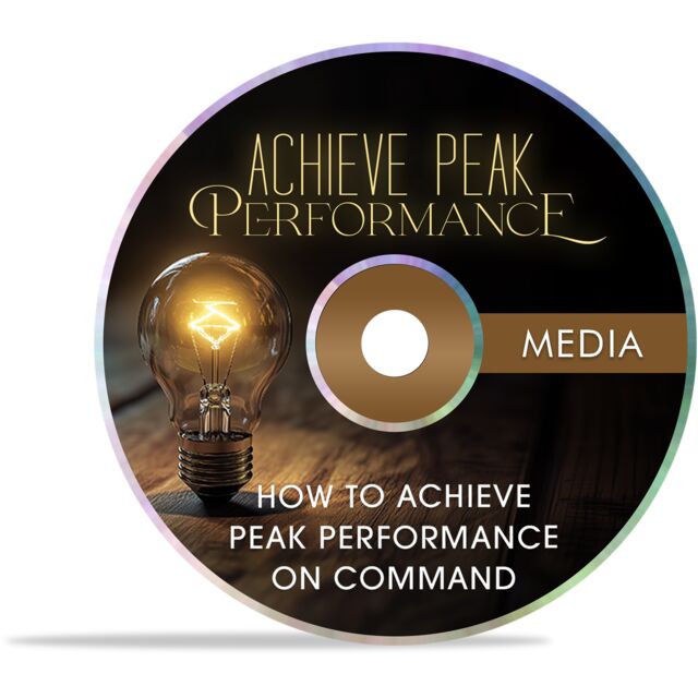 eCover representing Achieve Peak Performance Video Upgrade  with 