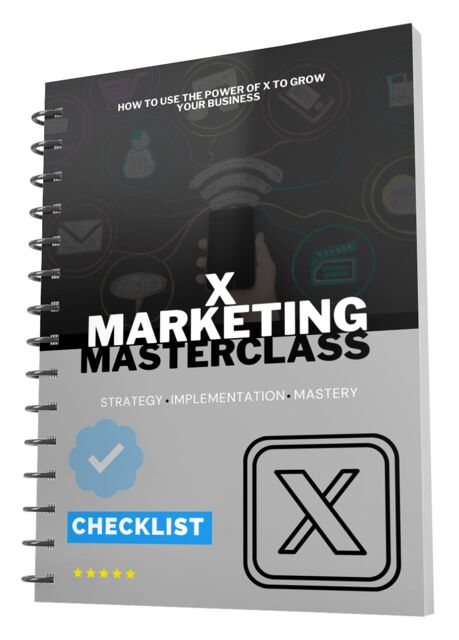 eCover representing X Marketing Masterclass  with 